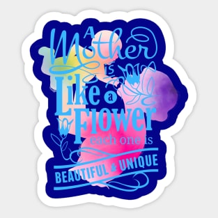 Mother Beautiful & Unique Sticker